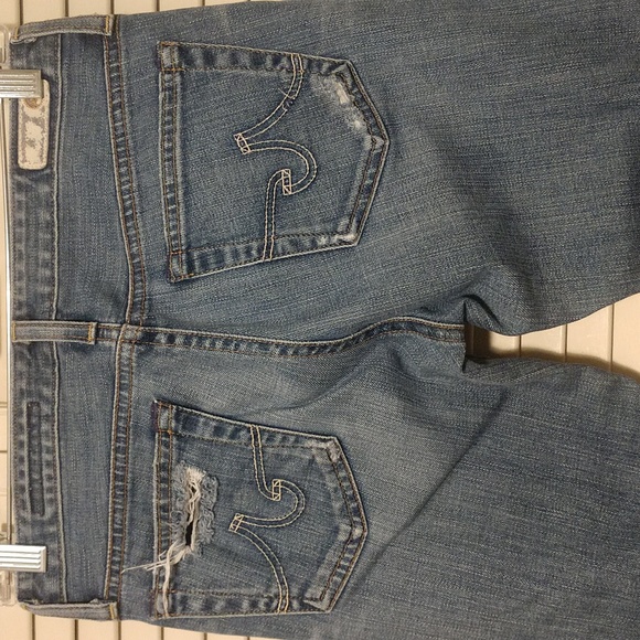 AG Adriano Goldschmied Premiere Skinny Straight Distressed Jeans Size 26 - Picture 5 of 12